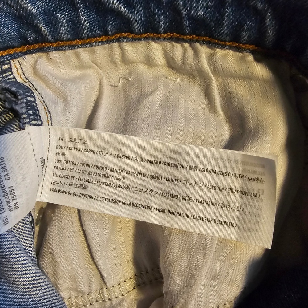 Abercrombie & Fitch The Vintage Flare High Rise Jeans Blue Medium Wash 35/20L - Picture 7 of 7